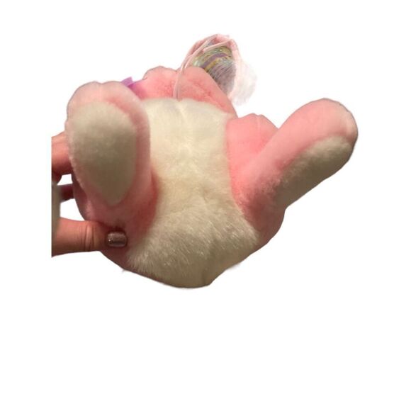 Commonwealth Unisex Pink Easter Bunny Basket Rabbit Plush Stuffed Animal - Picture 5 of 11